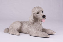 Gray Poodle Resin Figurine Extra Large Pet Urn