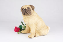 Fawn Pug Resin Figurine Extra Large Pet Urn