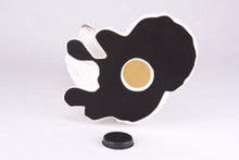 White Samoyed Resin Figurine Extra Large Pet Urn - Bottom