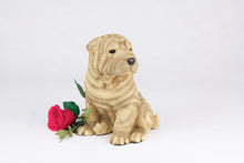 Fawn Shar Pei Resin Figurine Large Pet Urn