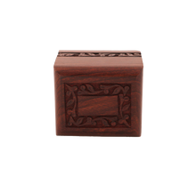 Keepsake Rosewood Pet Cremation Urn with Eternity Design