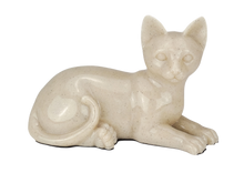 Faithful Feline, Laying Down Pet Cremation Urn Original 