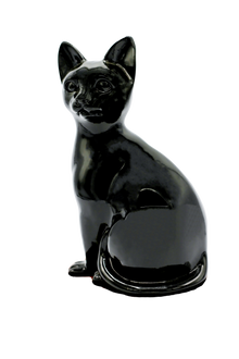 Faithful Feline, Sitting Pet Cremation Urn