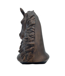 Copper Horse Keepsake Pet Cremation Urn Back