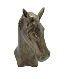 Gold Horse Keepsake Pet Cremation Urn Front
