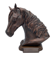 Copper Horse Keepsake Pet Cremation Urn With Base No Plate