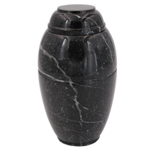 Black Marble Vase Series Pet Cremation Urn No base No Plate