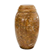 Brown Crystal Marble Vase Series Pet Cremation Urn No base No Plate