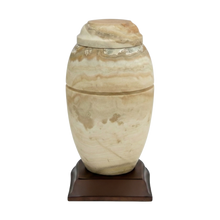 Sandstone Marble Vase Series Pet Cremation Urn With base No Plate