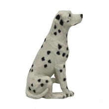Wooden Pet Urn with Looking Up Dalmatian Figurine & 4x6 Inches Photo Holder