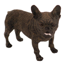 Wooden Pet Urn with Standing French Bulldog Figurine & 3.5x5 Inches Photo Holder