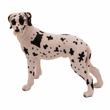 Wooden Pet Urn with Standing Harlequin Great Dane Ears-Down Figurine & 4x6 Inches Photo Holder