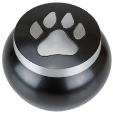 Aluminum Paw Print Jar Pet Cremation Urn