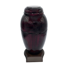 Wine Resin Vase Pet Cremation Urn With Base No Plate