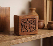 Keepsake Rosewood Pet Cremation Urn with Life Forever Design