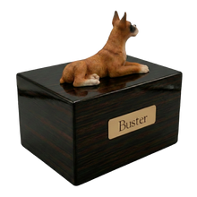 Simply Series Boxer, Ears Up Figurine Pet Cremation Urn