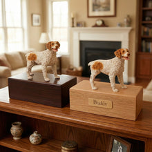 Simply Series Brown Brittany, Standing Figurine Pet Cremation Urn - Lifestyle