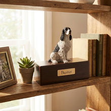Simply Series Springer Spaniel, Sitting Figurine Pet Cremation Urn