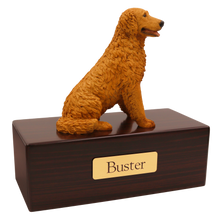 Simply Series Golden Retriever, Sitting Figurine Pet Cremation Urn