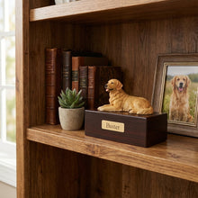 Simply Series Golden Retriever, Lying Down Figurine Pet Cremation Urn