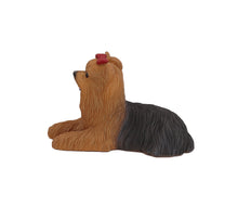Simply Series Yorkshire Terrier, Lying Down Figurine Pet Cremation Urn - Side View