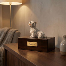 Simply Series Westie, Sitting Figurine Pet Cremation Urn