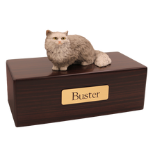 Simply Series Grey Angora, Sitting Figurine Pet Cremation Urn
