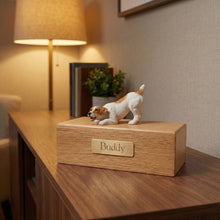 Simply Series Brown Jack Russell Terrier, Play Bow Figurine Pet Cremation Urn