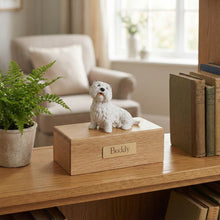 Simply Series Westie, Lying Down Figurine Pet Cremation Urn
