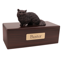 Simply Series Bronze Angora Cat, Standing Figurine Pet Cremation Urn