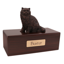 Simply Series Bronze Persian, Sitting Figurine Pet Cremation Urn