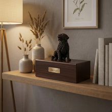 Simply Series Bronze Bernese Mountain, Sitting Figurine Pet Cremation Urn