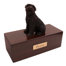 Simply Series Jumbo Bronze Bouvier, Sitting Figurine Pet Cremation Urn