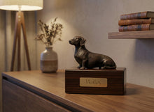 Simply Series Bronze Dachshund, Lying Down Figurine Pet Cremation Urn