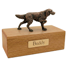 Simply Series Bronze English Setter, Walking Figurine Pet Cremation Urn