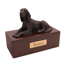Simply Series Bronze Irish Setter, Lying Down Figurine Pet Cremation Urn