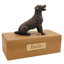 Simply Series Bronze Jack Russell Terrier, Sitting Figurine Pet Cremation Urn