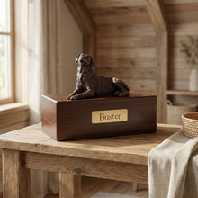 Simply Series Bronze Labrador, Lying Down Figurine Pet Cremation Urn