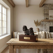 Simply Series Bronze Lhasa Apso, Standing Figurine Pet Cremation Urn