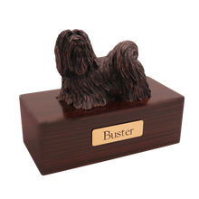 Simply Series Bronze Lhasa Apso, Standing Figurine Pet Cremation Urn