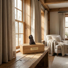 Simply Series Bronze Poodle, Sitting Figurine Pet Cremation Urn