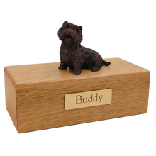 Simply Series Bronze Westie, Sitting Figurine Pet Cremation Urn