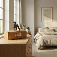 Simply Series Bronze Fox Terrier, Standing Figurine Pet Cremation Urn