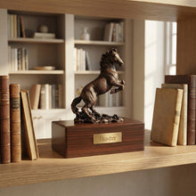 Simply Series Bronze Horse, Rearing Figurine Pet Cremation Urn