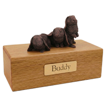 Simply Series Bronze Three Rabbits, Side By Side Figurine Pet Cremation Urn