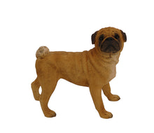 Simply Series Fawn Pug, Standing Figurine Pet Cremation Urn - Side View