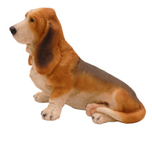Basset Hound, Sitting Figurine Pet Cremation Urn
