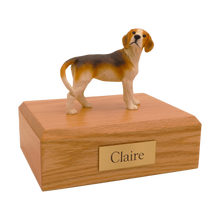 Beagle, Standing Figurine Pet Cremation Urn