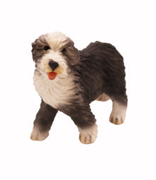 Bearded Collie, Standing Figurine Pet Cremation Urn
