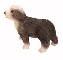 Bearded Collie, Standing Figurine Pet Cremation Urn